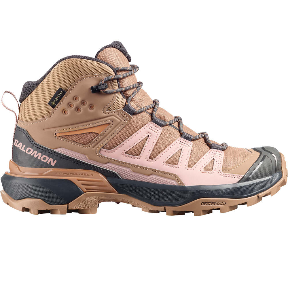 Salomon bota trekking mujer X ULTRA 360 MID GTX W lateral exterior