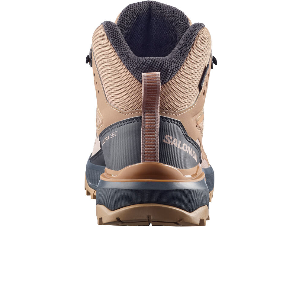 Salomon bota trekking mujer X ULTRA 360 MID GTX W vista trasera