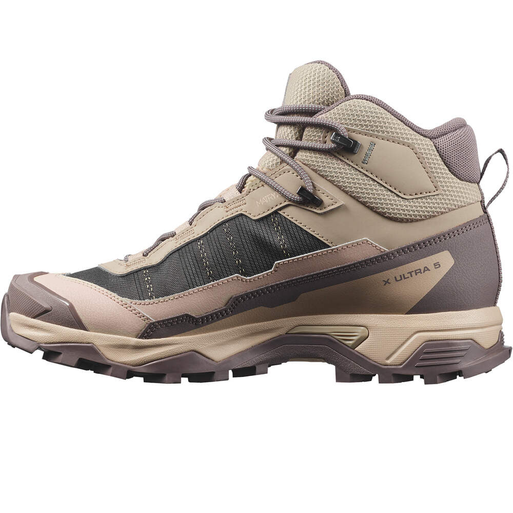 Salomon bota trekking mujer X ULTRA 5 MID GTX W puntera