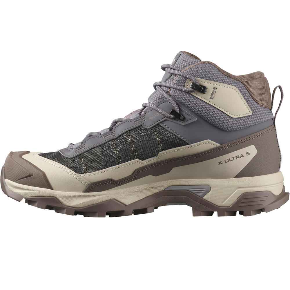 Salomon bota trekking mujer X ULTRA 5 MID GTX W vista trasera