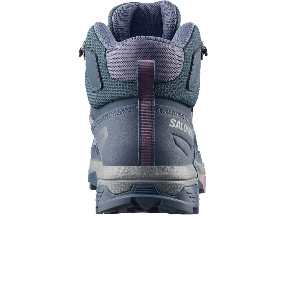 Salomon bota trekking mujer X ULTRA 5 MID GTX W vista trasera