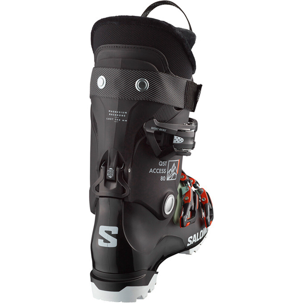 Salomon botas de esquí hombre ALP. BOOTS QST ACCESS 80 GW Bk/Oilgr/Bel lateral interior