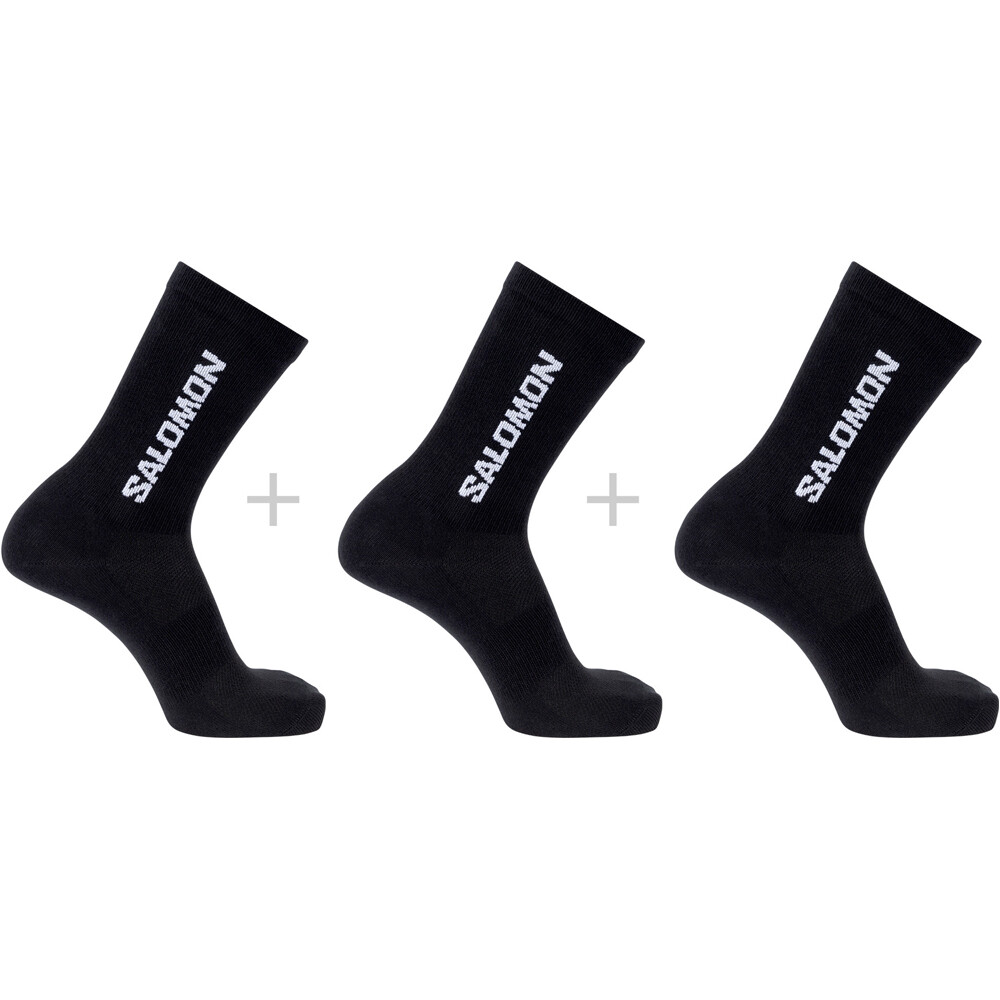 Salomon calcetines montaña EVERYDAY LITE CREW 3-PACK vista frontal