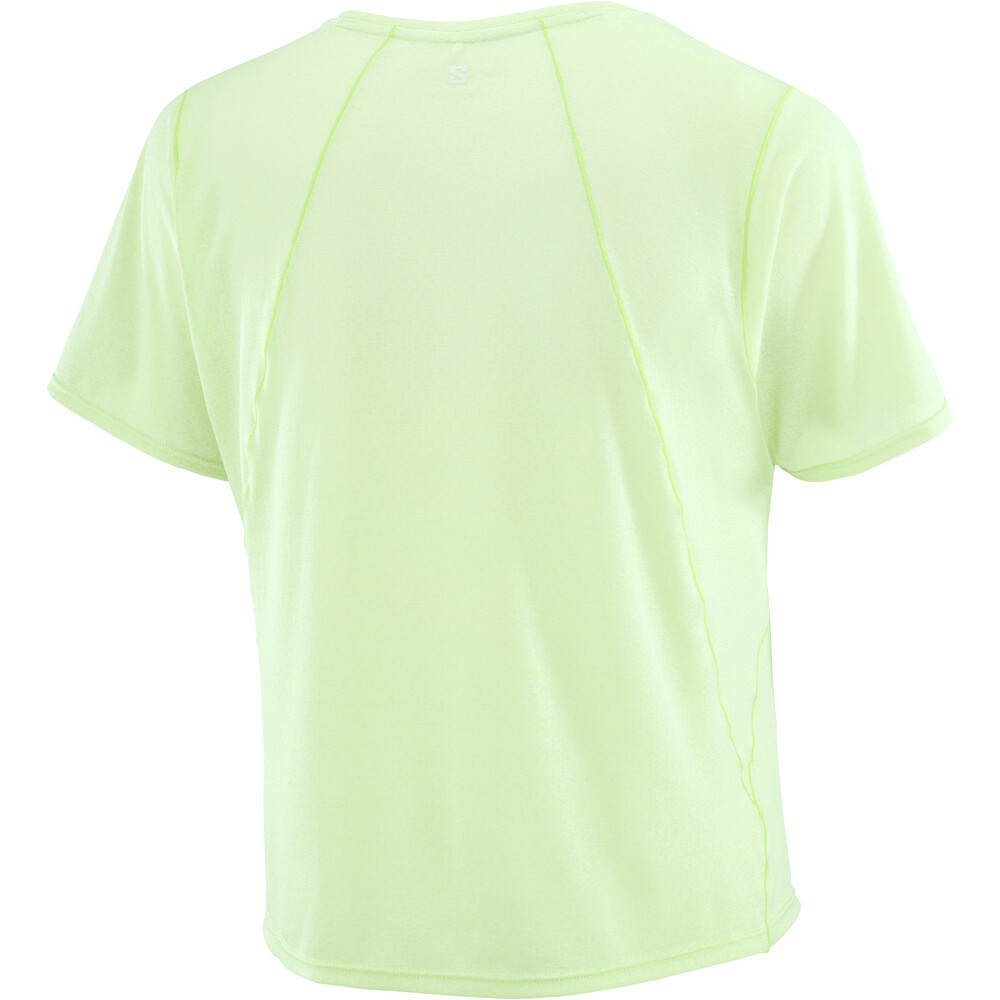 Salomon camiseta entrenamiento manga corta mujer SHKout AIR CROPP SS TEE W 03