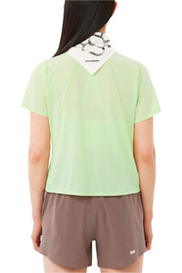Salomon camiseta entrenamiento manga corta mujer SHKout AIR CROPP SS TEE W vista trasera