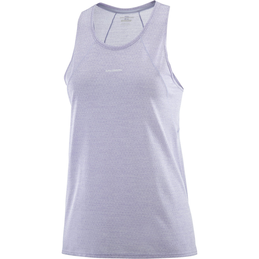 Salomon camiseta entrenamiento manga corta mujer SHKout AIR TANK W 03