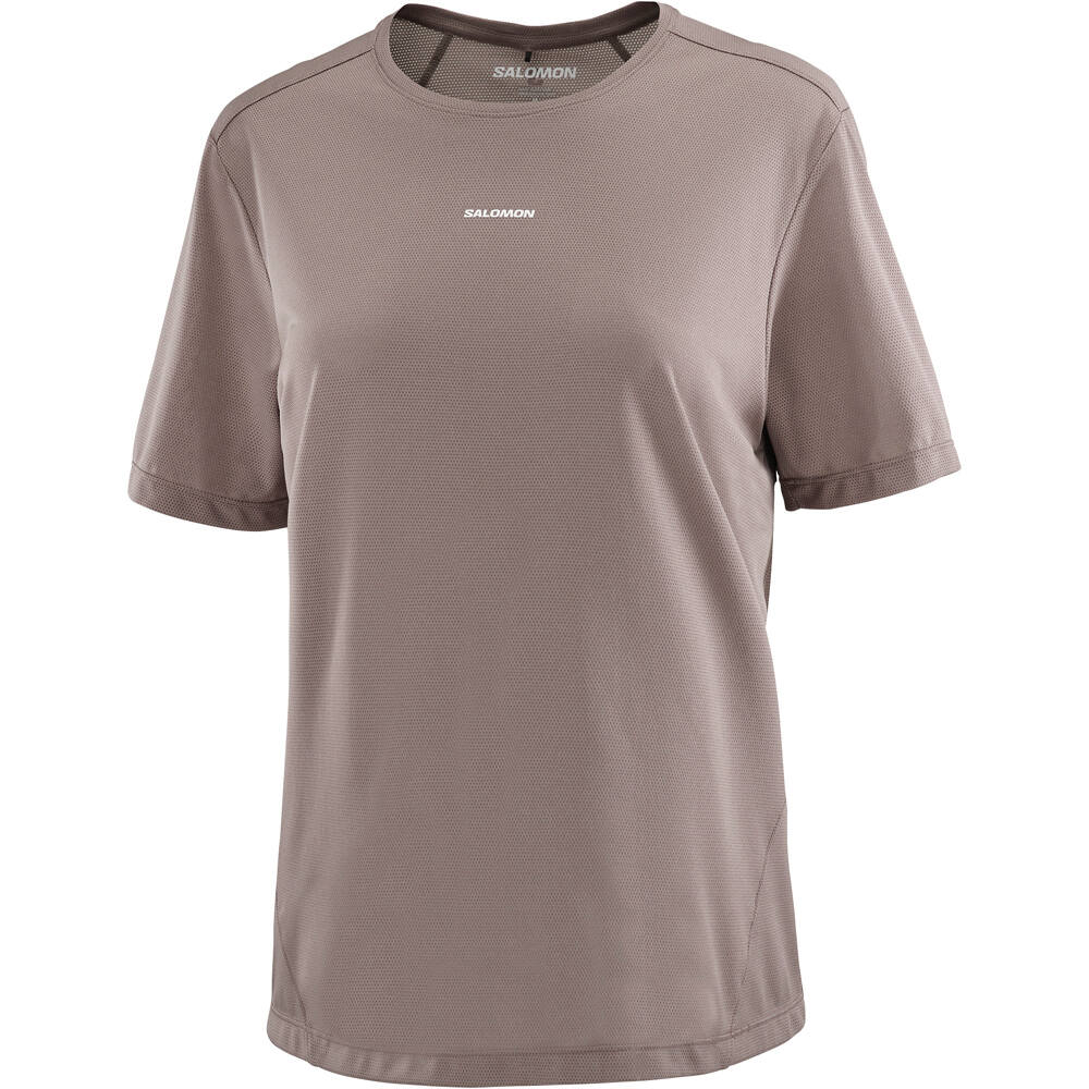Salomon camiseta entrenamiento manga corta mujer SHKout CORE SS TEE W vista detalle