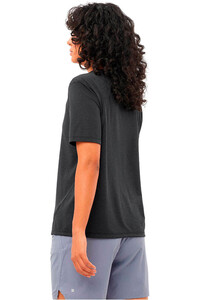 Salomon camiseta entrenamiento manga corta mujer SHKout CORE SS TEE W vista trasera
