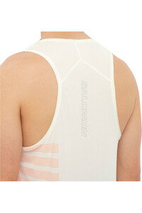 Salomon camiseta entrenamiento tirantes hombre SENSE AERO SINGLET GFX M vista detalle