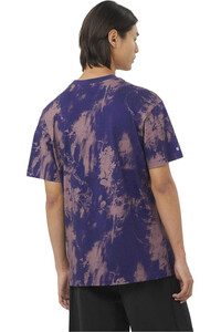 Salomon camiseta montaña manga corta hombre CANOPY AO PRINT TEE M vista trasera