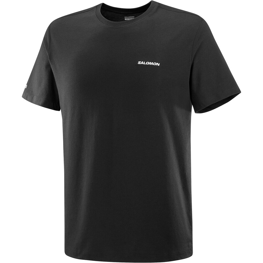 Salomon camiseta montaña manga corta hombre CHEST LOGO REGULAR TEE M 03