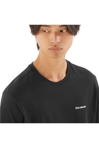 Salomon camiseta montaña manga corta hombre CHEST LOGO REGULAR TEE M vista detalle