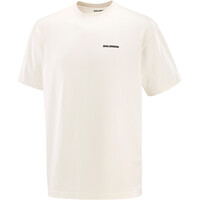 Salomon camiseta montaña manga corta hombre CHEST LOGO RELAXED TEE M vista detalle