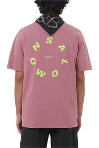 Salomon camiseta montaña manga corta hombre ROUND LOGO GRAPHIC vista trasera