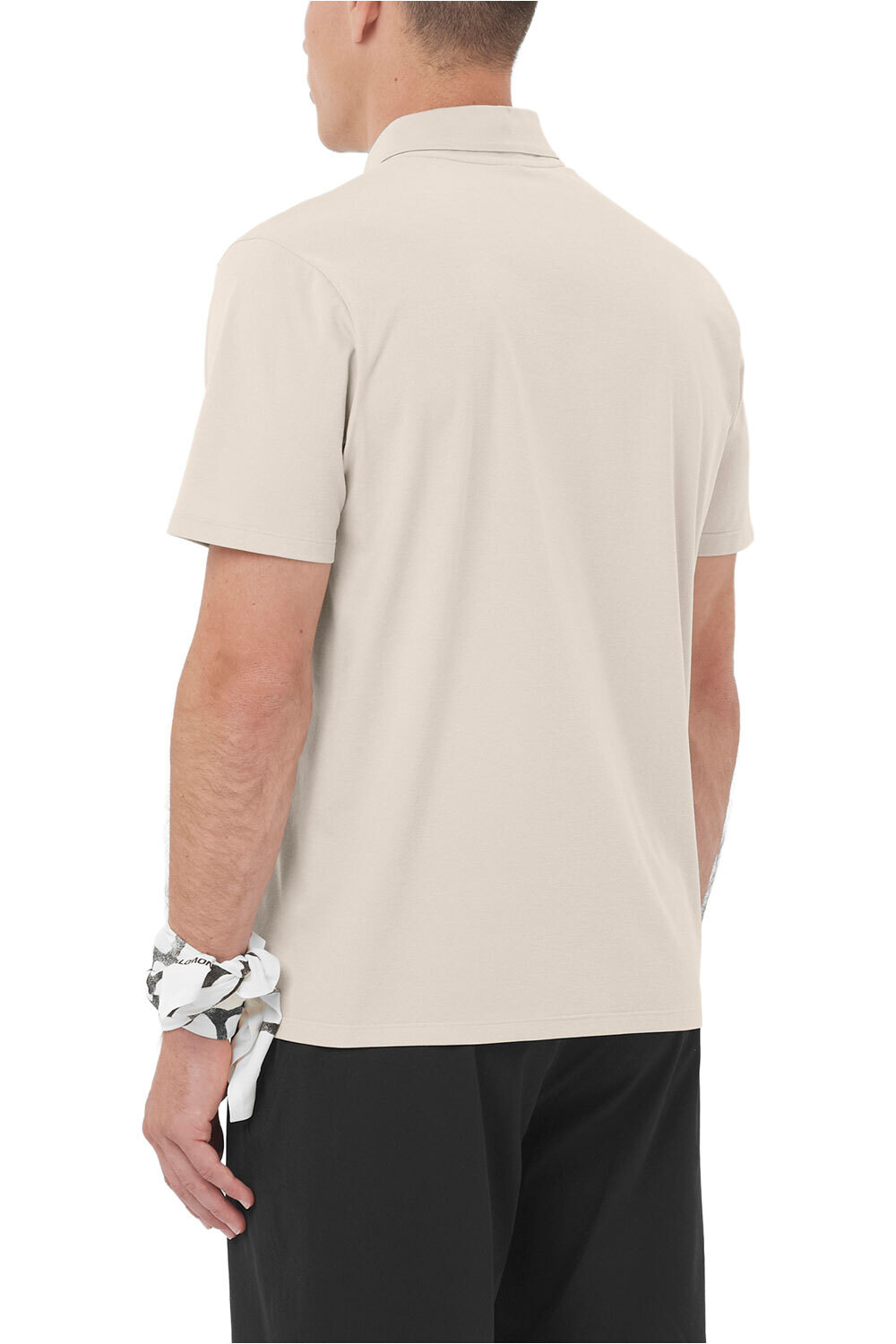 Salomon camiseta montaña manga corta hombre TRACKLINE POLO M vista trasera