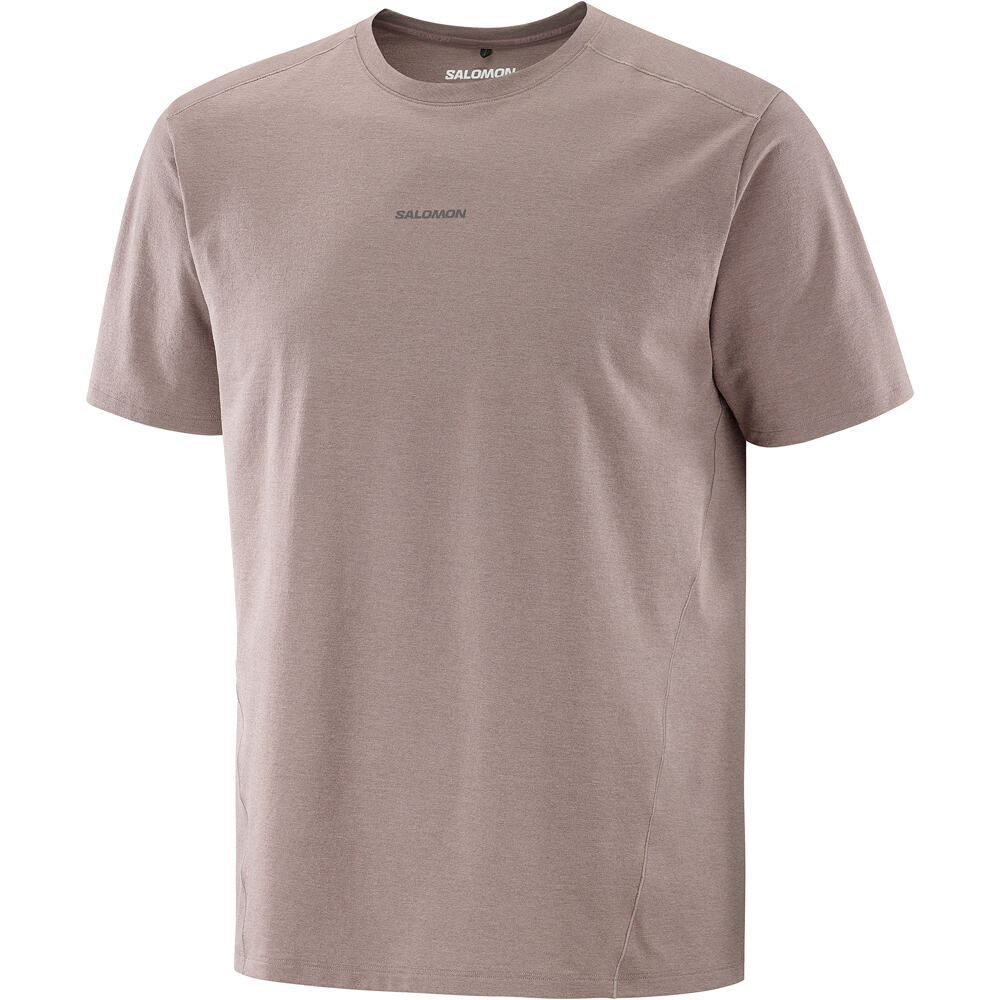 Salomon camiseta montaña manga corta hombre TRACKLINE SS TEE M vista detalle