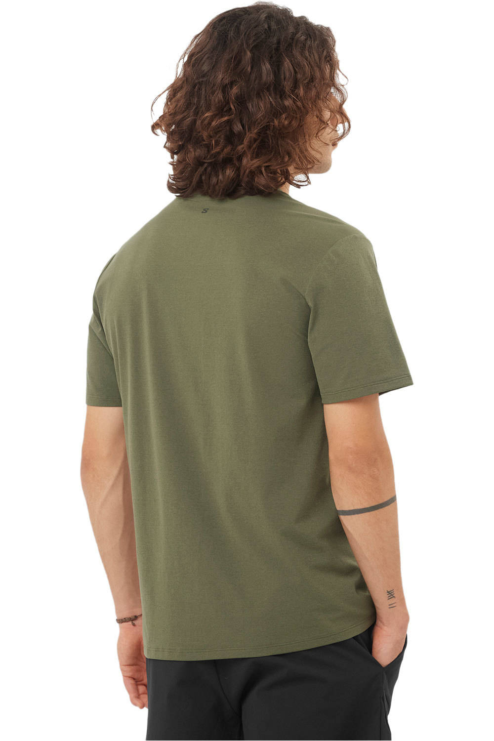 Salomon camiseta montaña manga corta hombre TRACKLINE SS TEE M vista trasera