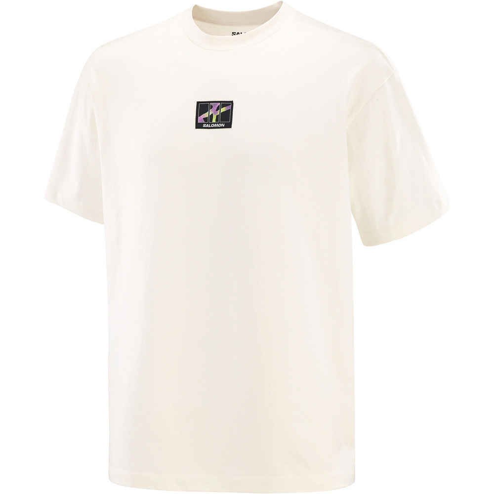 Salomon camiseta montaña manga corta hombre WILD RAYS LABEL SS TEE M 03