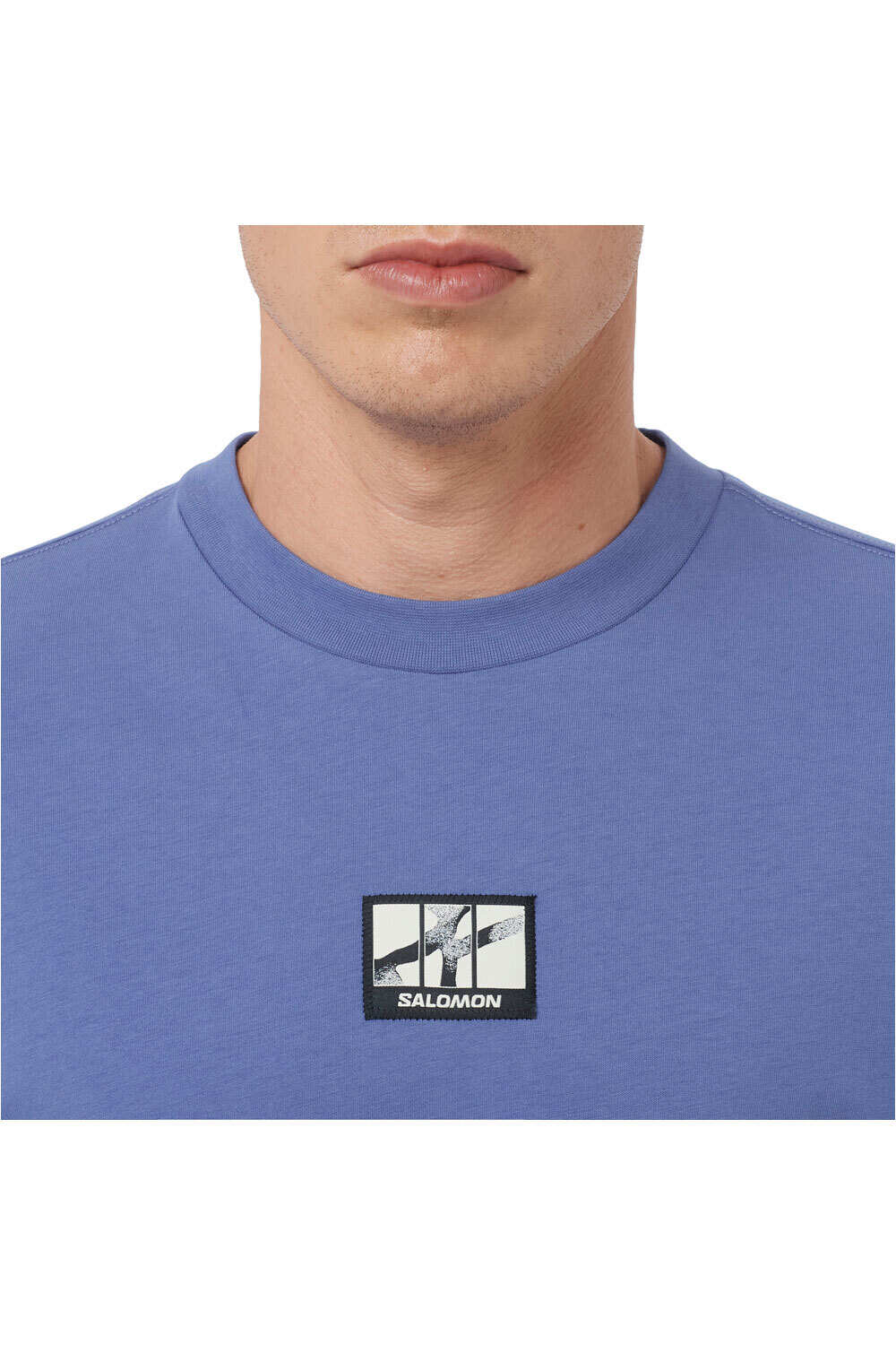 Salomon camiseta montaña manga corta hombre WILD RAYS LABEL SS TEE M vista detalle