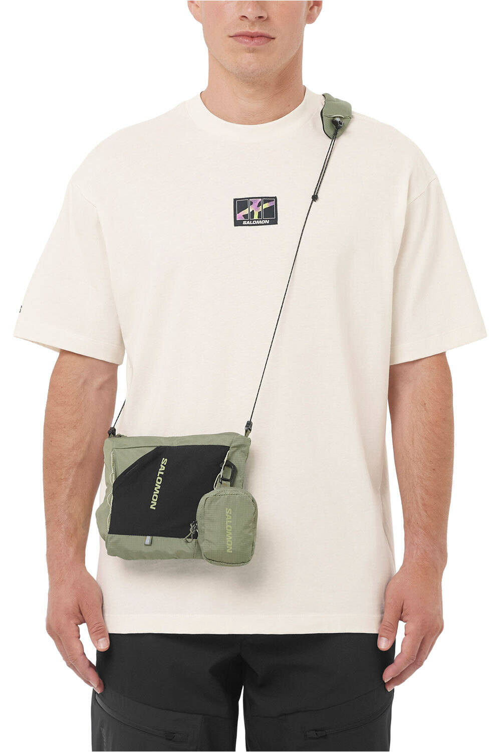 Salomon camiseta montaña manga corta hombre WILD RAYS LABEL SS TEE M vista frontal