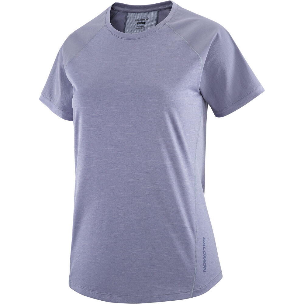 Salomon camiseta montaña manga corta mujer OUTLINE SS TEE W 03