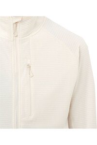 Salomon camiseta montaña manga corta mujer SNTIAL LIGHTWARM FZ W vista detalle