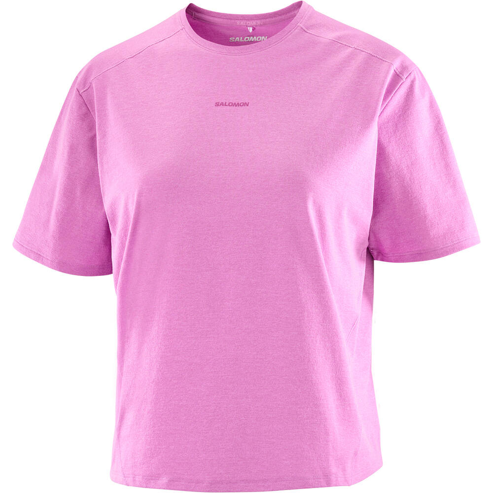 Salomon camiseta montaña manga corta mujer TRACKLINE SS TEE W 04