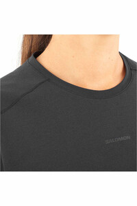Salomon camiseta montaña manga corta mujer TRACKLINE SS TEE W vista detalle