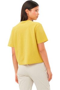 Salomon camiseta montaña manga corta mujer TRACKLINE SS TEE W vista trasera