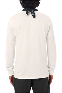 Salomon camiseta montaña manga larga hombre CHEST LOGO LS TEE M vista trasera