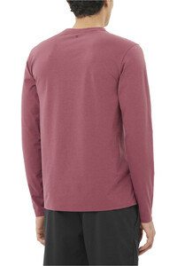 Salomon camiseta montaña manga larga hombre TRACKLINE LS TEE M vista trasera