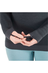 Salomon camiseta montaña manga larga mujer OUTSPEED WOOL HOODY W 04