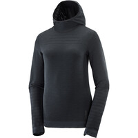 Salomon camiseta montaña manga larga mujer OUTSPEED WOOL HOODY W 05