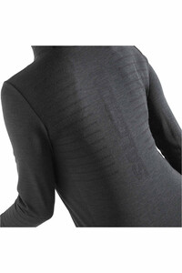 Salomon camiseta montaña manga larga mujer OUTSPEED WOOL HOODY W vista detalle