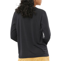 Salomon camiseta montaña manga larga mujer SHKout CORE LS TEE W vista trasera