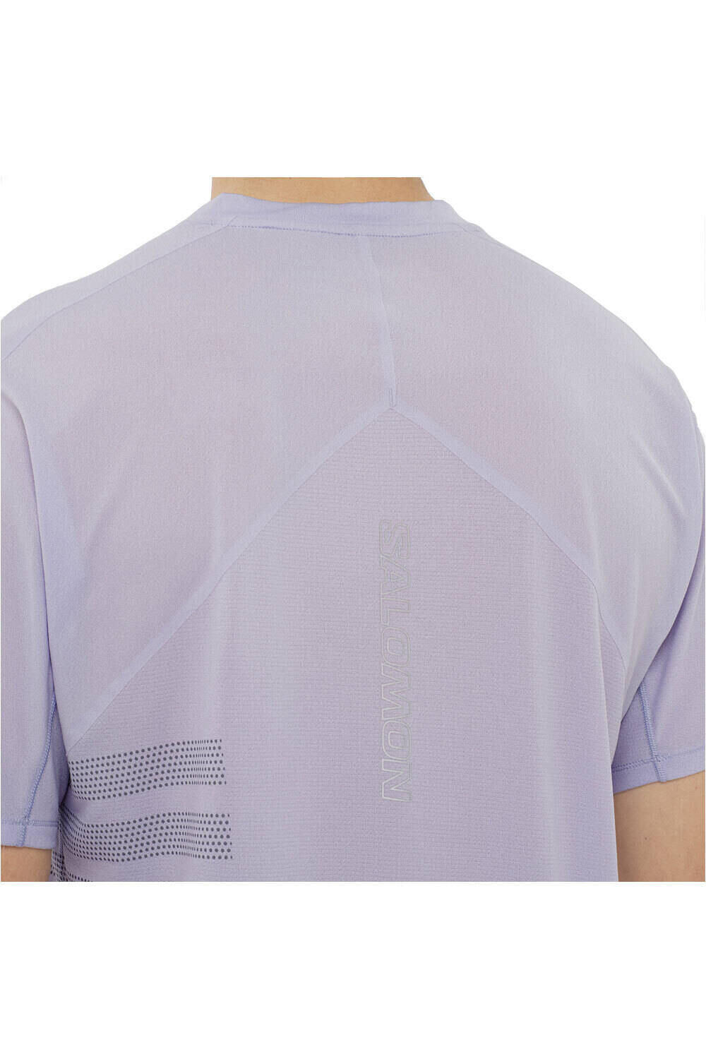 Salomon camiseta técnica manga corta hombre SENSE AERO SS TEE GFX M vista detalle