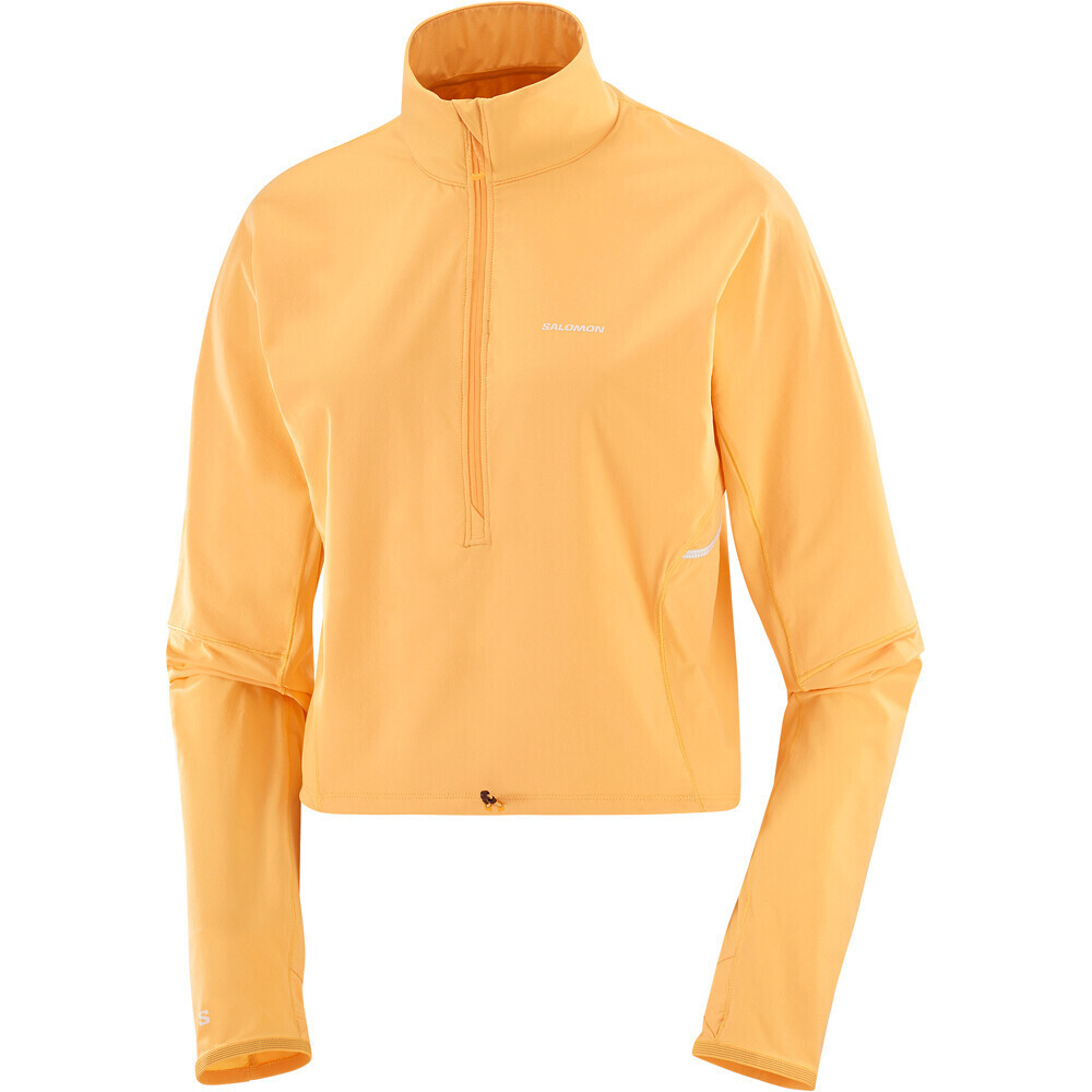 Salomon camiseta técnica manga larga mujer SENSE AERO HYBD CP PLVR W 05