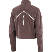 Salomon camiseta técnica manga larga mujer SENSE AERO HYBD CP PLVR W 06