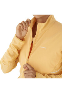 Salomon camiseta técnica manga larga mujer SENSE AERO HYBD CP PLVR W vista detalle