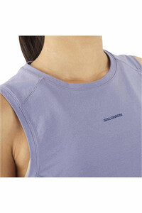 Salomon camiseta tirantes TRACKLINE TANK W vista detalle