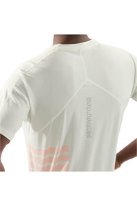 Salomon camisetas trail running manga corta hombre SENSE AERO SS TEE GFX M vista detalle