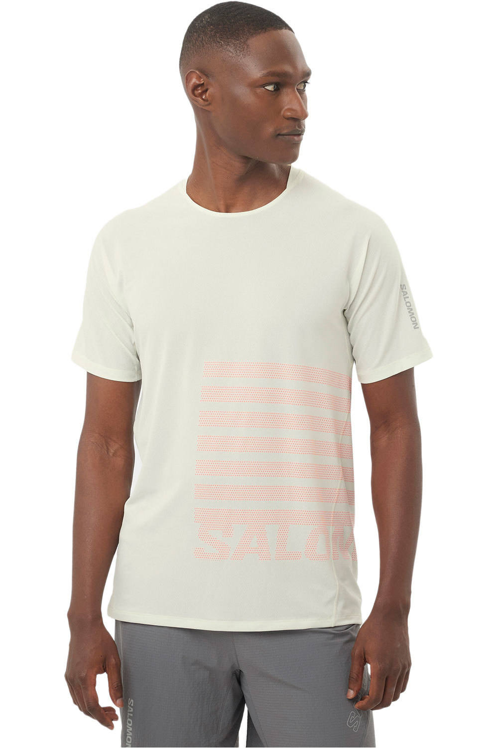 Salomon camisetas trail running manga corta hombre SENSE AERO SS TEE GFX M vista frontal