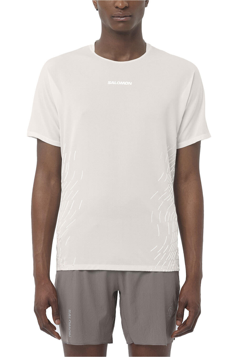 Salomon camisetas trail running manga corta hombre SENSE AERO SS TEE GFX M vista frontal