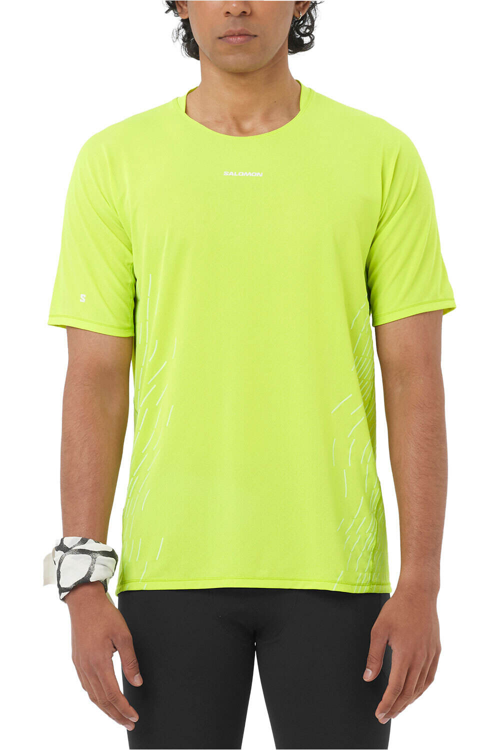 Salomon camisetas trail running manga corta hombre SENSE AERO SS TEE GFX M vista frontal