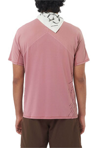 Salomon camisetas trail running manga corta hombre SENSE AERO SS TEE GFX M vista trasera