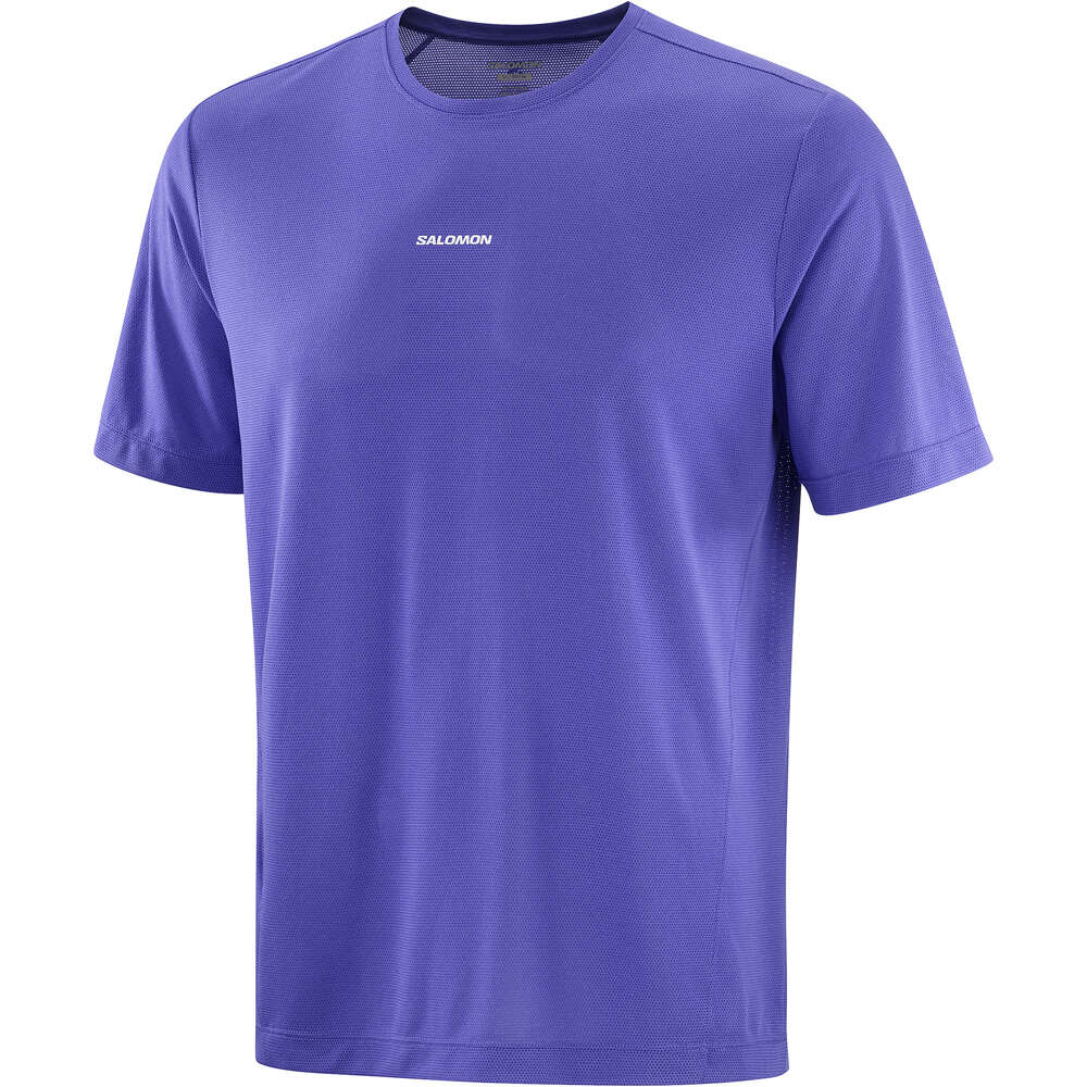 Salomon camisetas trail running manga corta hombre SHKout CORE SS TEE M vista detalle