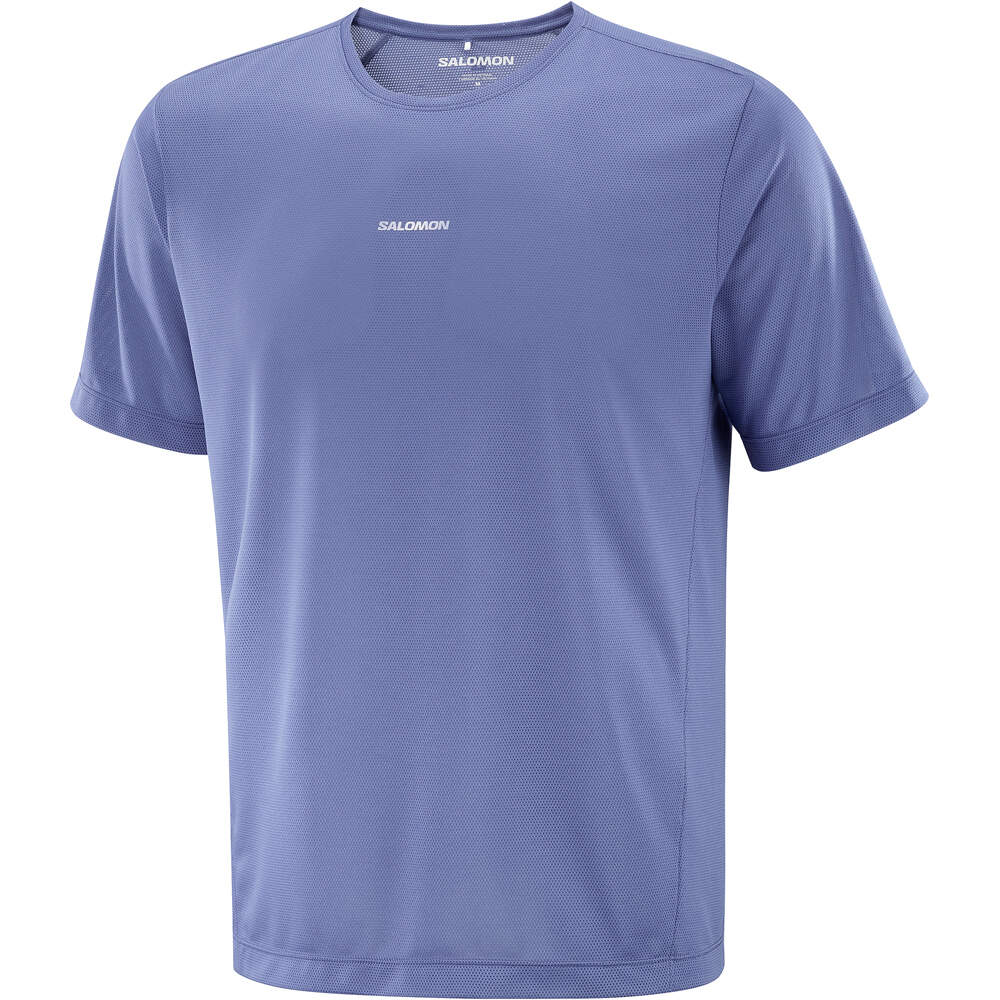 Salomon camisetas trail running manga corta hombre SHKout CORE SS TEE M vista detalle