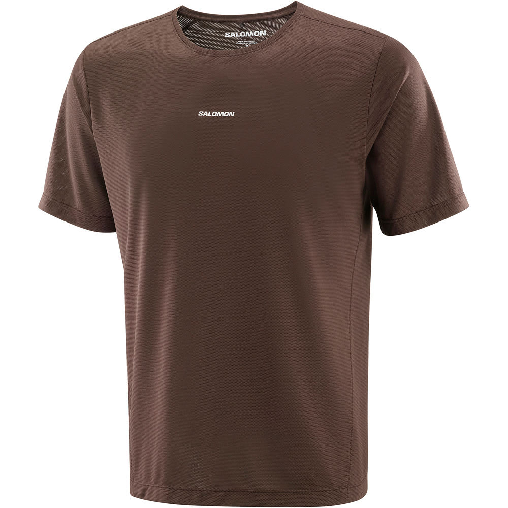 Salomon camisetas trail running manga corta hombre SHKout CORE SS TEE M vista detalle