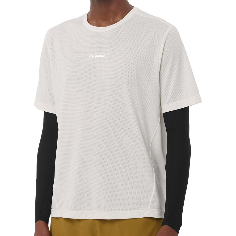 Salomon camisetas trail running manga corta hombre SHKout CORE SS TEE M vista frontal
