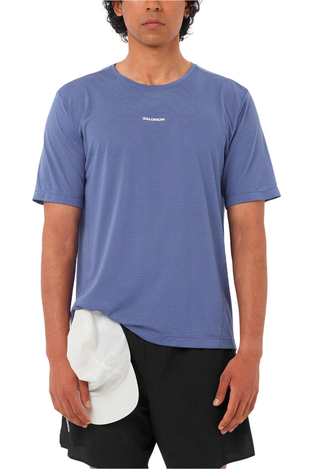 Salomon camisetas trail running manga corta hombre SHKout CORE SS TEE M vista frontal